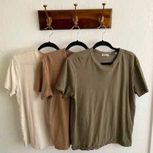 Buck Mason Cotton/Hemp Tee 3 Pack